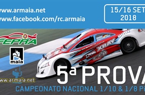 5º e Última Prova do Campeonato Nacional 1:8 e 1.10 Pista - Informações