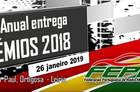 GALA ANUAL DE ENTREGA DE PRÉMIOS CAMPEONATOS 2018