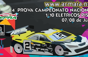 4ª Prova Nacional 1:10 Eléctricos Pista 2018 - Informações